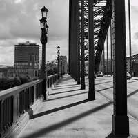 Buy canvas prints of  Tyne Bridge Path by Alexander Perry