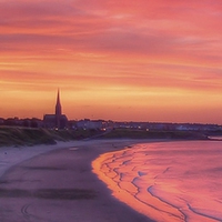 Buy canvas prints of  Longsands Tynemouth by Alexander Perry