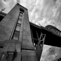 Buy canvas prints of  Tyne Bridge Tower by Alexander Perry