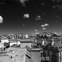 Buy canvas prints of  Newcastle Rooftops by Alexander Perry