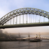 Buy canvas prints of  Misty Morning on Tyne by Alexander Perry