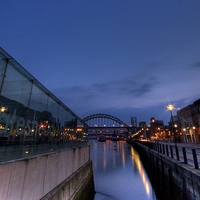 Buy canvas prints of  To The Tyne Bridge by Alexander Perry