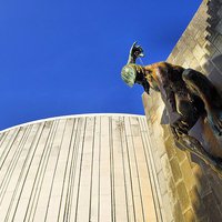 Buy canvas prints of  River God, The Civic Centre, Newcastle by Alexander Perry