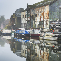 Buy canvas prints of  Riverside by Kate Barclay