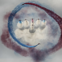 Buy canvas prints of Reds Rolling, Go! by Mark Rourke
