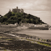 Buy canvas prints of St Michael on the Mount by Zena Clothier