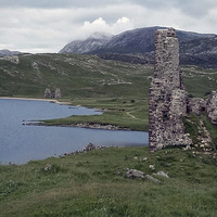 Buy canvas prints of  Ardvreck Castle by Zena Clothier