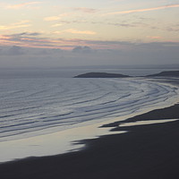 Buy canvas prints of Burry Holms, Gower, Swansea by Damien Rosser