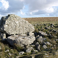 Buy canvas prints of King Arthur's Stone, Cefn Bryn, Gower, Swansea by Damien Rosser