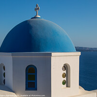 Buy canvas prints of Santorini sea view by henry harrison