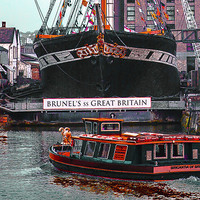 Buy canvas prints of  SS Great Britain by henry harrison
