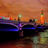 Buy canvas prints of Westminster Bridge by henry harrison