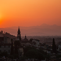 Buy canvas prints of Florence Sunset by henry harrison