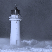 Buy canvas prints of  The Lighthouse by Colin Askew
