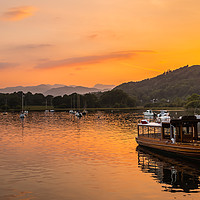 Buy canvas prints of Ambleside Sunset by Colin Morgan