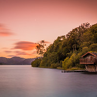 Buy canvas prints of Duke Of Portland Boathouse Sunset, Ullswater by Colin Morgan