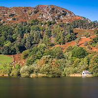Buy canvas prints of Rydal Water Boathouse, Lake District by Colin Morgan