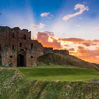 Buy canvas prints of Tynemouth Priory Sunrise by Colin Morgan