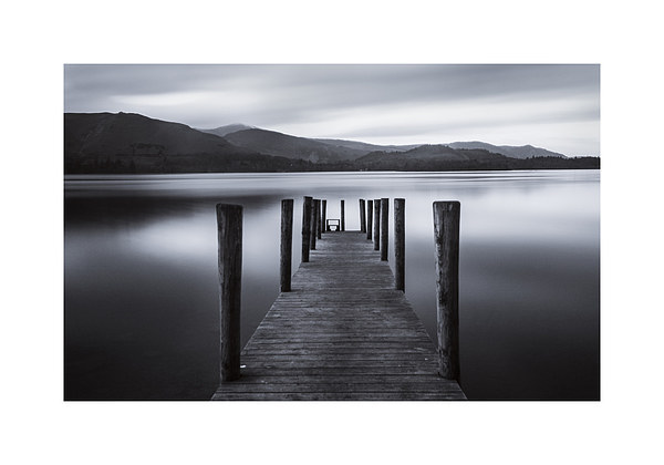  Ashness Jetty, Derwentwater Picture Board by Michael Houghton