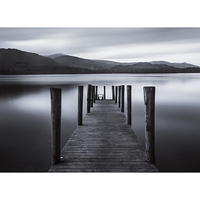 Buy canvas prints of  Ashness Jetty, Derwentwater by Michael Houghton