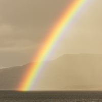Buy canvas prints of  Rainbow by Michael Houghton