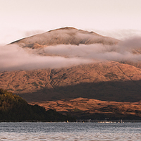 Buy canvas prints of  Loch Spelve Sunrise by Michael Houghton