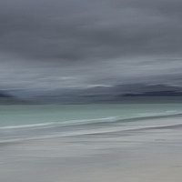 Buy canvas prints of Pabbay & South Harris Abstract by Michael Houghton