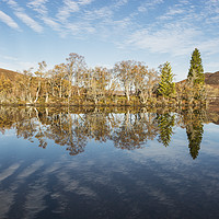 Buy canvas prints of Loch Tarff Reflections by Michael Houghton