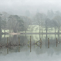 Buy canvas prints of Coniston Mists by Michael Houghton