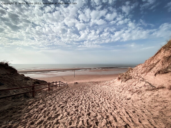 Formby Beach Picture Board by Andy Evans