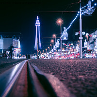 Buy canvas prints of Blackpool By Night by Andy Evans