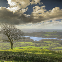 Buy canvas prints of A view of Tittesworth Reservoir  by Andy Evans