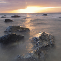 Buy canvas prints of Sunset seascape #3 by Andy Evans