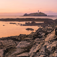 Buy canvas prints of Godrevy Lighthouse by Andy Evans