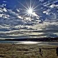 Buy canvas prints of  Scarborough Beach  by Neil Vary