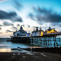 Buy canvas prints of Clouds Over Eastbourne Pier by Neil Vary