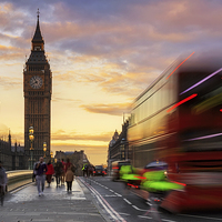 Buy canvas prints of Good Morning London by Tedz Duran