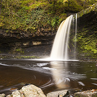 Buy canvas prints of Sgwd Gwladys Waterfall, Brecon National Park by Graham Light