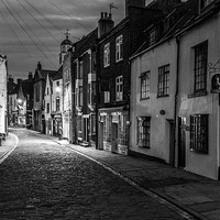 Buy canvas prints of  Whitby High Street by Jim Moody