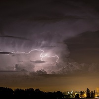 Buy canvas prints of  Storm cell  by james hendrick