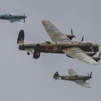 Buy canvas prints of Battle of Britain Memorial Flight by Barrie May