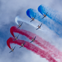 Buy canvas prints of Patrouille de France by Barrie May