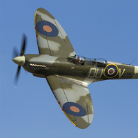 Buy canvas prints of The Grace Spitfire by Barrie May