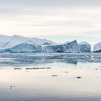 Buy canvas prints of Kangia Icefjord by Janet Burdon