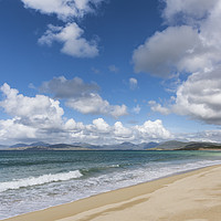 Buy canvas prints of Scarista beach, Isle of Harris by Janet Burdon