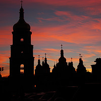 Buy canvas prints of Sunset Over Kyiv by Gordon Stein