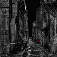 Buy canvas prints of Dark Alleyways by Gordon Stein