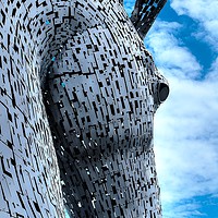 Buy canvas prints of The Kelpies Number Three by Gordon Stein