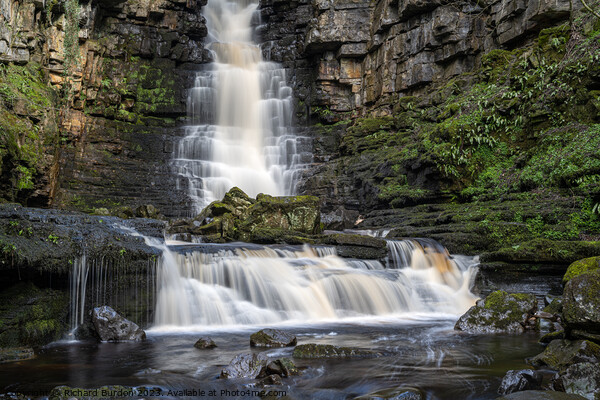 Mill Gill Force, Near Askrigg Picture Board by Richard Burdon