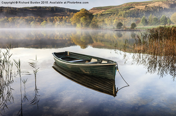  Safe Haven, Loch Ard Picture Board by Richard Burdon